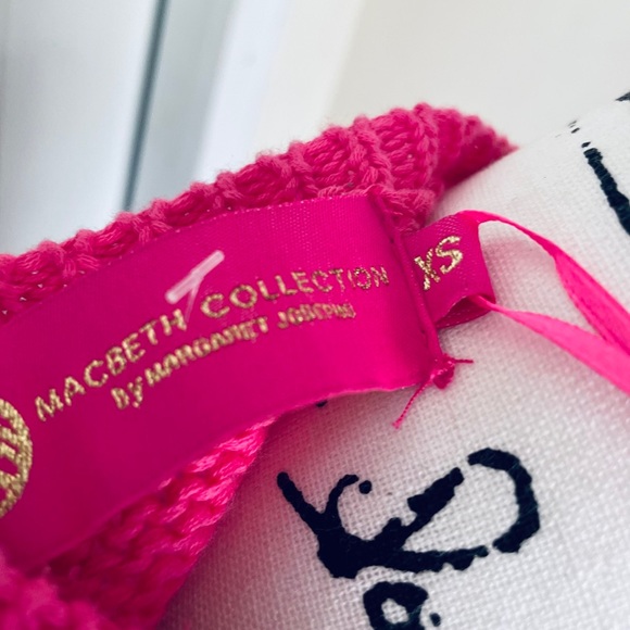 Macbeth Collection sleeveless pink sweater X-Small - Picture 5 of 9